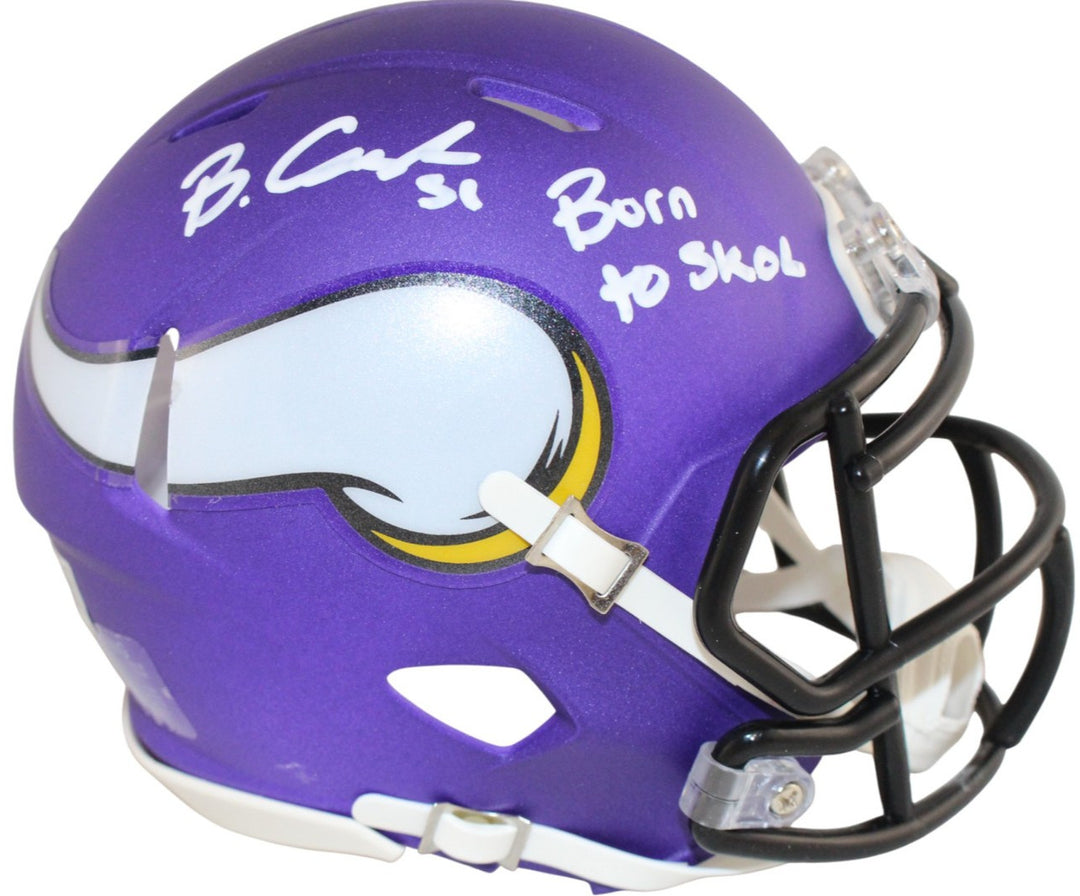 Blake Cashman Autographed Minnesota Vikings Mini Helmet Skol Beckett 52798