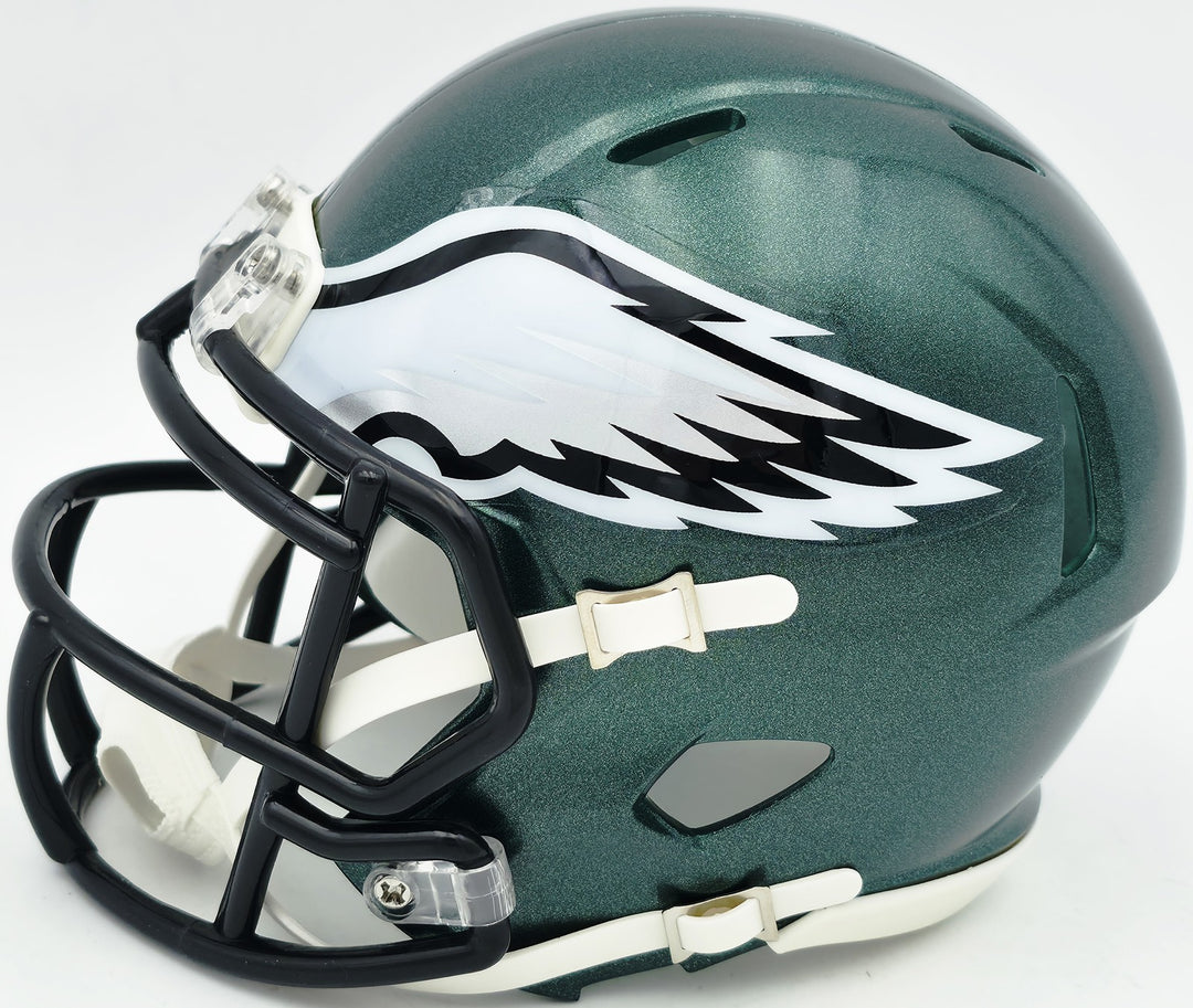 Donovan McNabb Signed Philadelphia Eagles Green Mini Helmet Beckett Witness