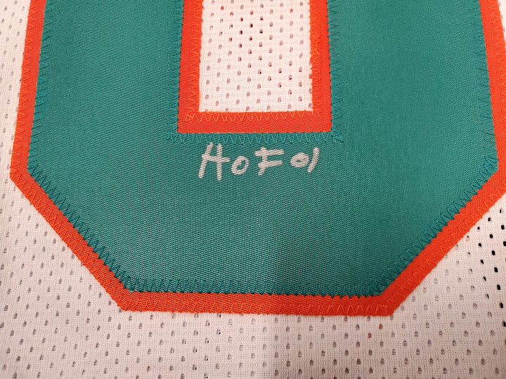 Miami Dolphins Nick Buoniconti Autographed Signed White Jersey "HOF 01" PSA/DNA
