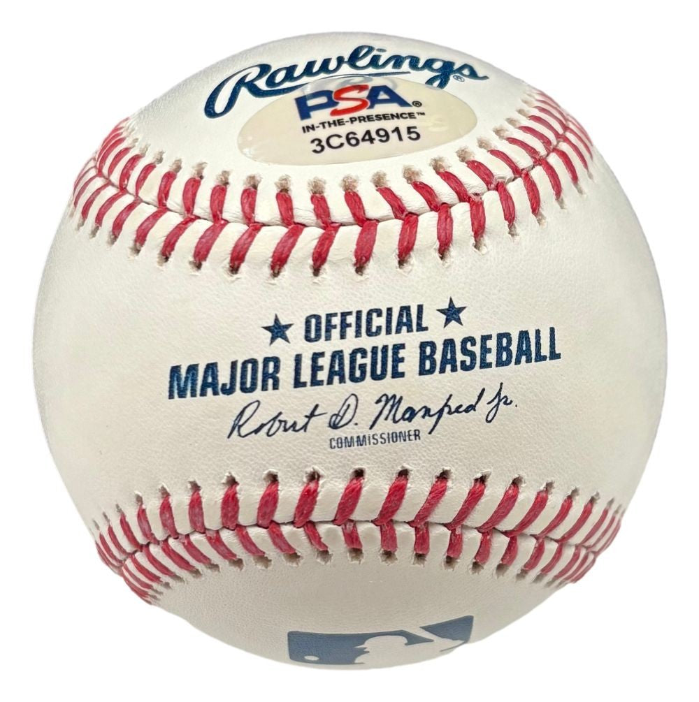 Jonathan Aranda Tampa Bay Rays Signed Official MLB Baseball PSA/DNA