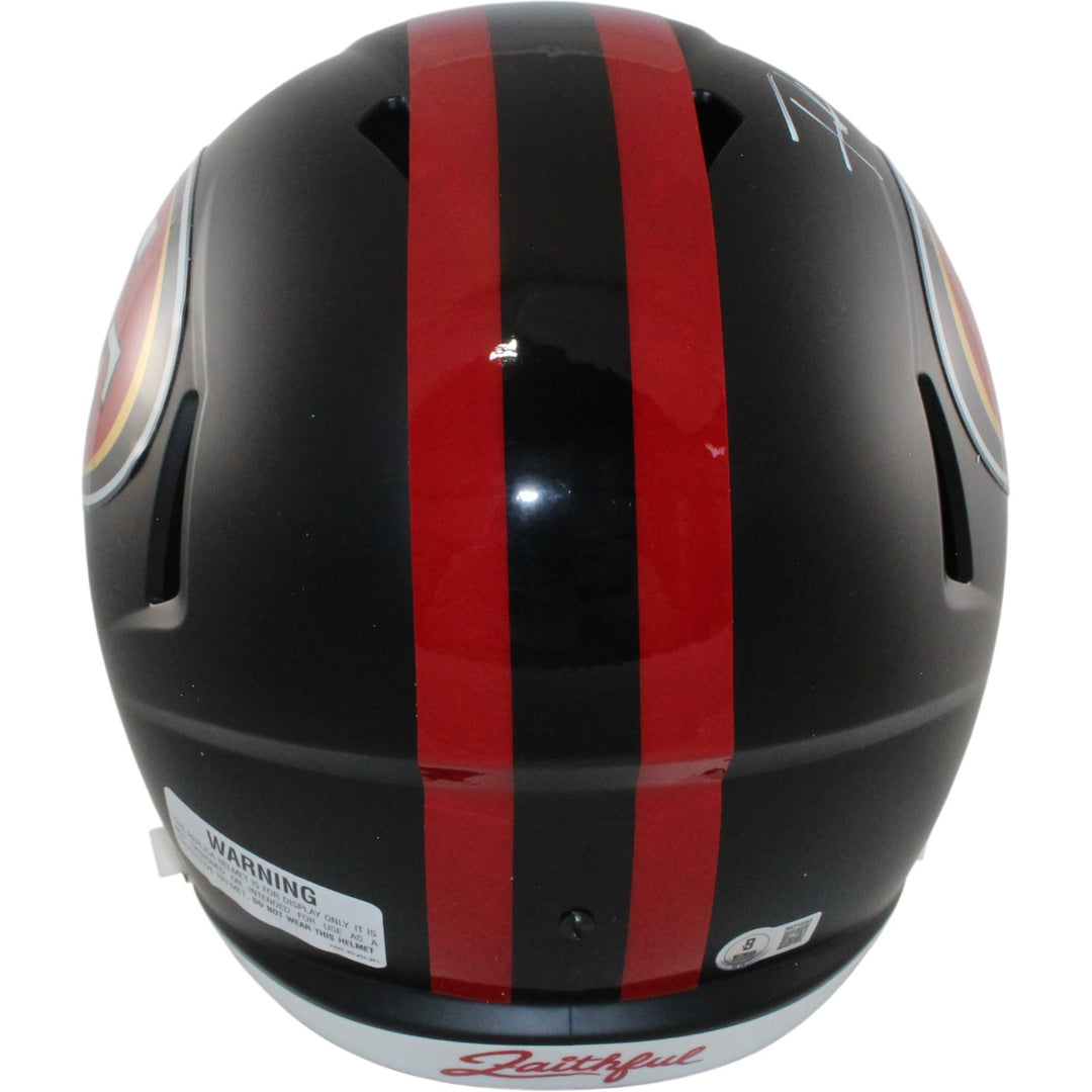 Frank Gore Autographed San Francisco 49ers F/S Rivalries Helmet Beckett W 55057
