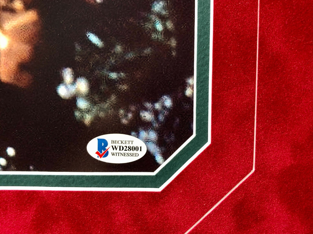 Chevy Chase Signed Christmas Vacation 16x20 Photo Framed BAS COA Autograph Tree