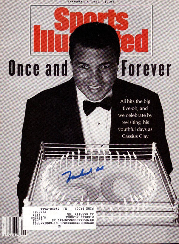 Muhammad Ali Signed Sports Illustrated Magazine Cover Vintage PSA/DNA