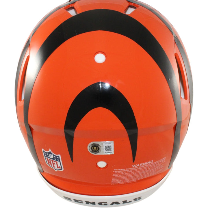 Tee Higgins Autographed Cincinnati Bengals Authentic Helmet Beckett WIT 57939