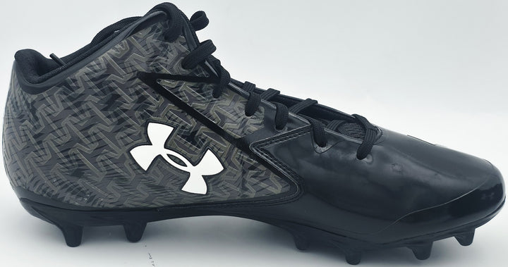 Ernest Jones IV Auto Pair of Black Under Armour Cleats Seahawks Size 10.5