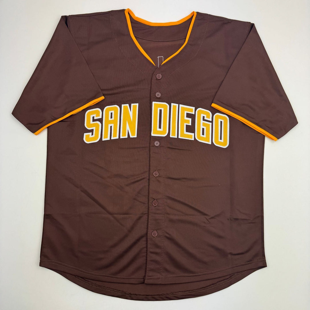 Autographed/Signed Mason Miller San Diego Brown Baseball Jersey JSA COA