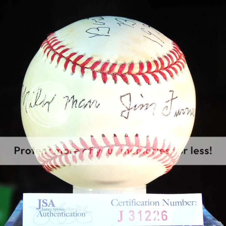 Jim Turner Jsa Authenticated Autograph National League Baseball Signed