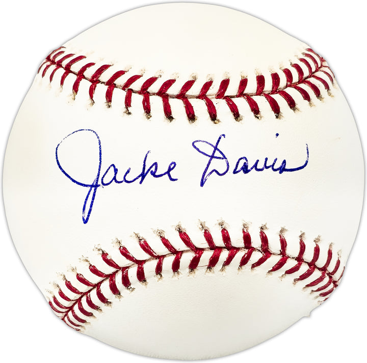 Jacke Davis Autographed MLB Baseball Philadelphia Phillies Beckett QR #BL93599