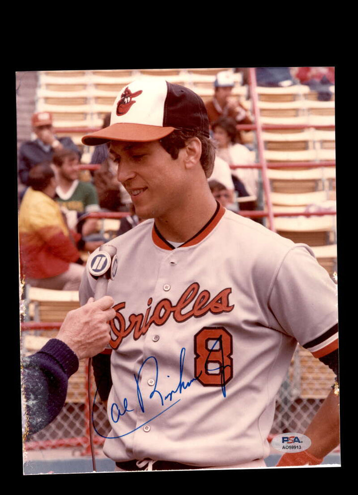 Cal Ripken Jr PSA DNA Signed 8x10 Photo Autograph Orioles