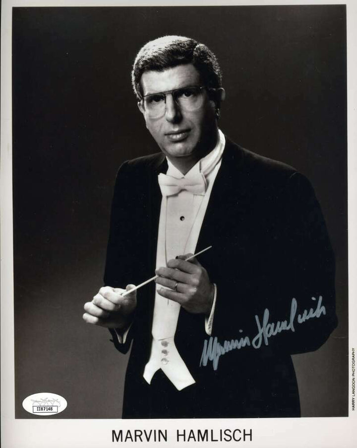Marvin Hamlisch JSA Coa Signed 8x10 Photo Autograph