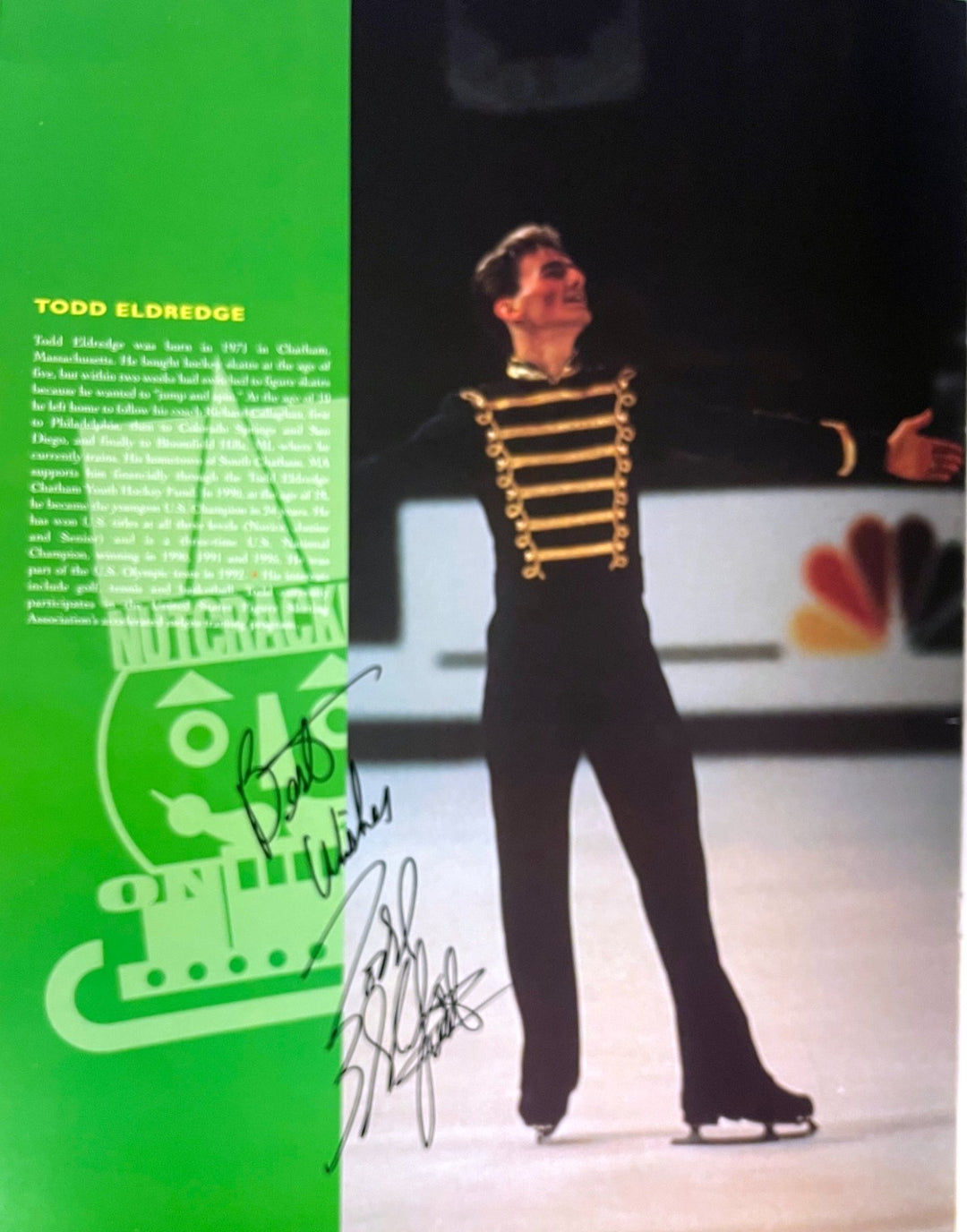 Nutcracker on Ice Skating Program signed by 4-Peggy Fleming/Bobek/Eldredge/Orser