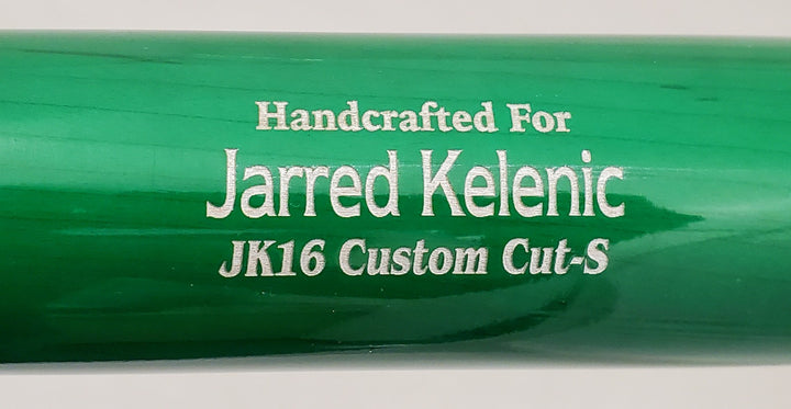 Jarred Kelenic Signed Green Marucci Game Model Bat Atlanta Braves Beckett BAS