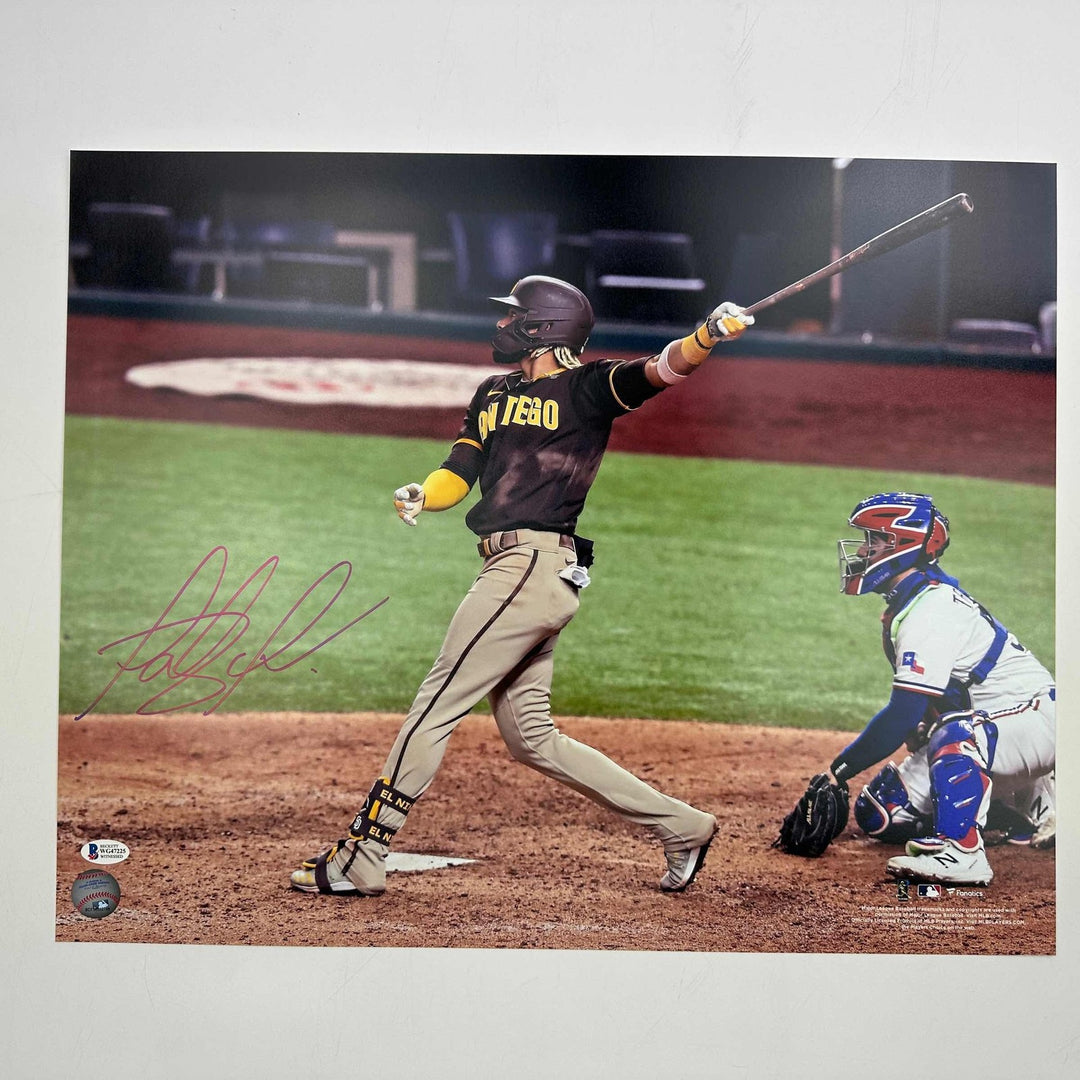 Autographed/Signed Fernando Tatis Jr San Diego Padres 16x20 Photo BAS COA