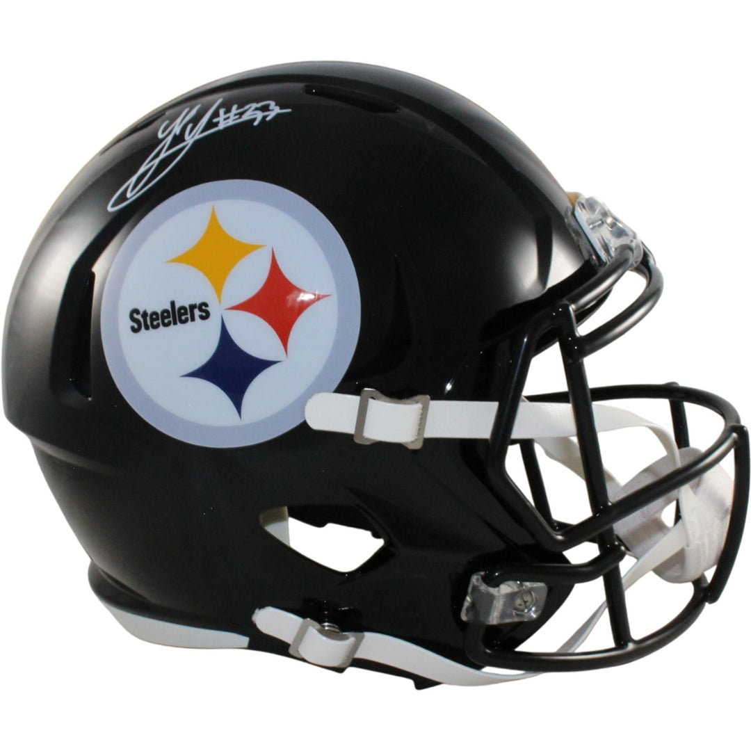 Jack Sawyer Autographed Pittsburgh Steelers F/S Helmet Beckett Witness 56950