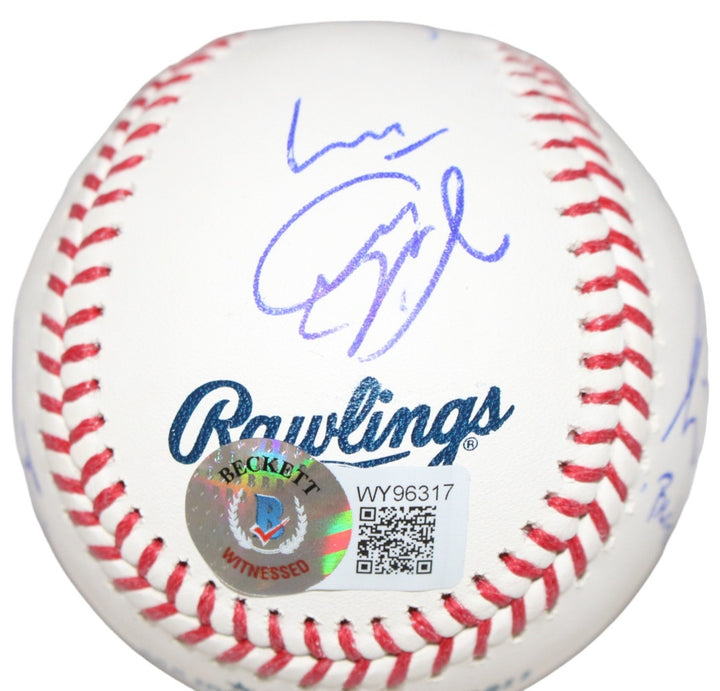Sandlot Signed OML Baseball Tom Guiry Patrick Renna (HAM) +6 Sigs BAS 40823
