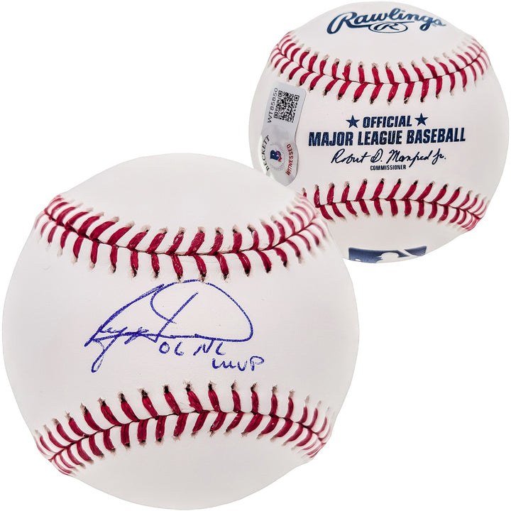 Ryan Howard Auto Signed Baseball Philadelphia Phillies "06 NL MVP" Beckett