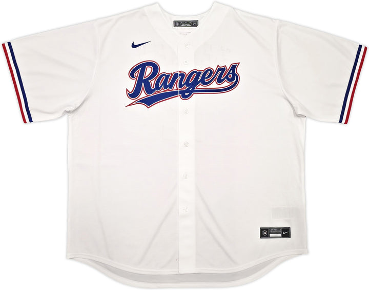 Rangers Marcus Semien Auto White Nike Jersey Size XXL "23 WS Champs" Beckett Wit