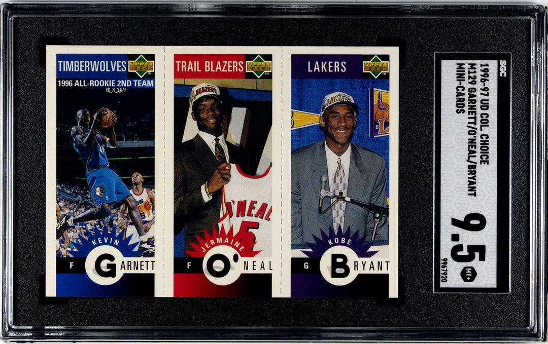 Kobe Bryant 1996-97 Upper Deck Collector's Choice RC  #M129- SGC Graded 9.5 MT+