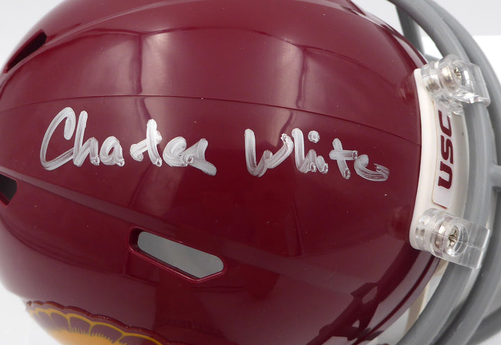 Charles White Autographed Signed USC Trojans Mini Helmet TriStar Holo #7837064