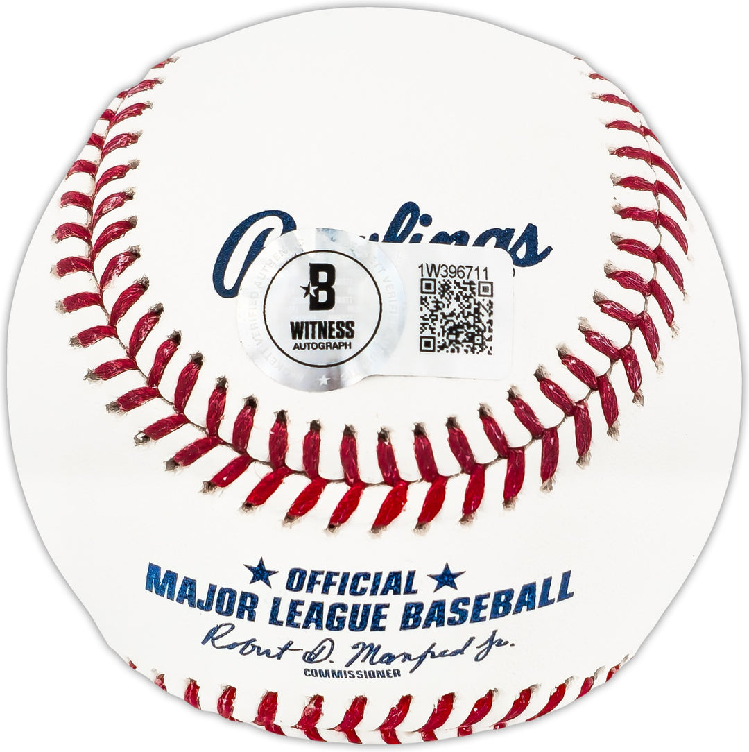 Don Mattingly Signed Official MLB Baseball Yankees "Donnie Baseball" Beckett Wit
