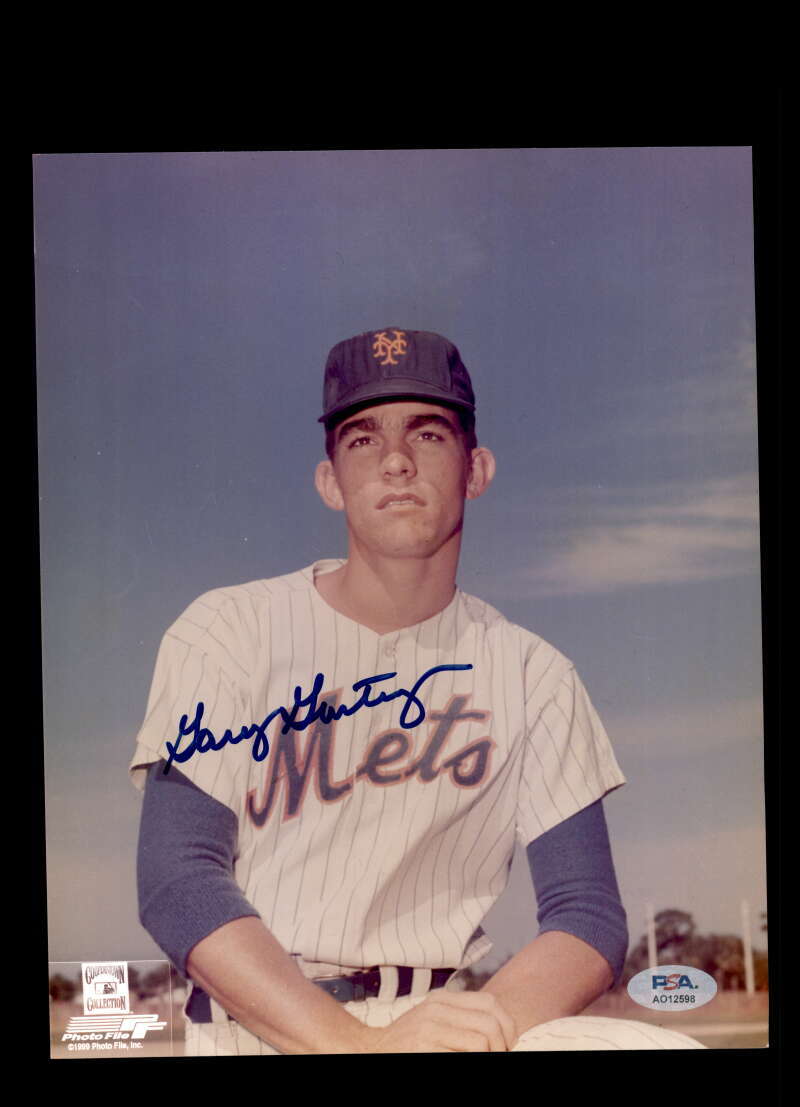 Gary Gentry PSA DNA Signed 8x10 Photo Autograph Mets