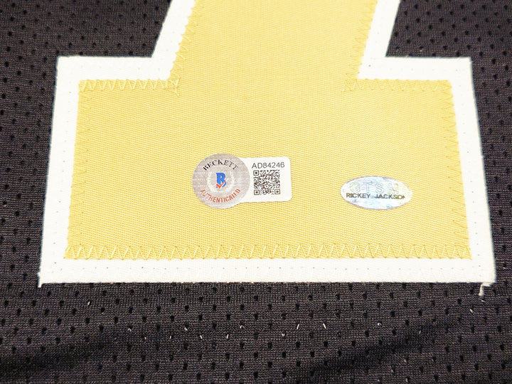 New Orleans Saints Rickey Jackson Signed Black Jersey "HOF 2010" Beckett