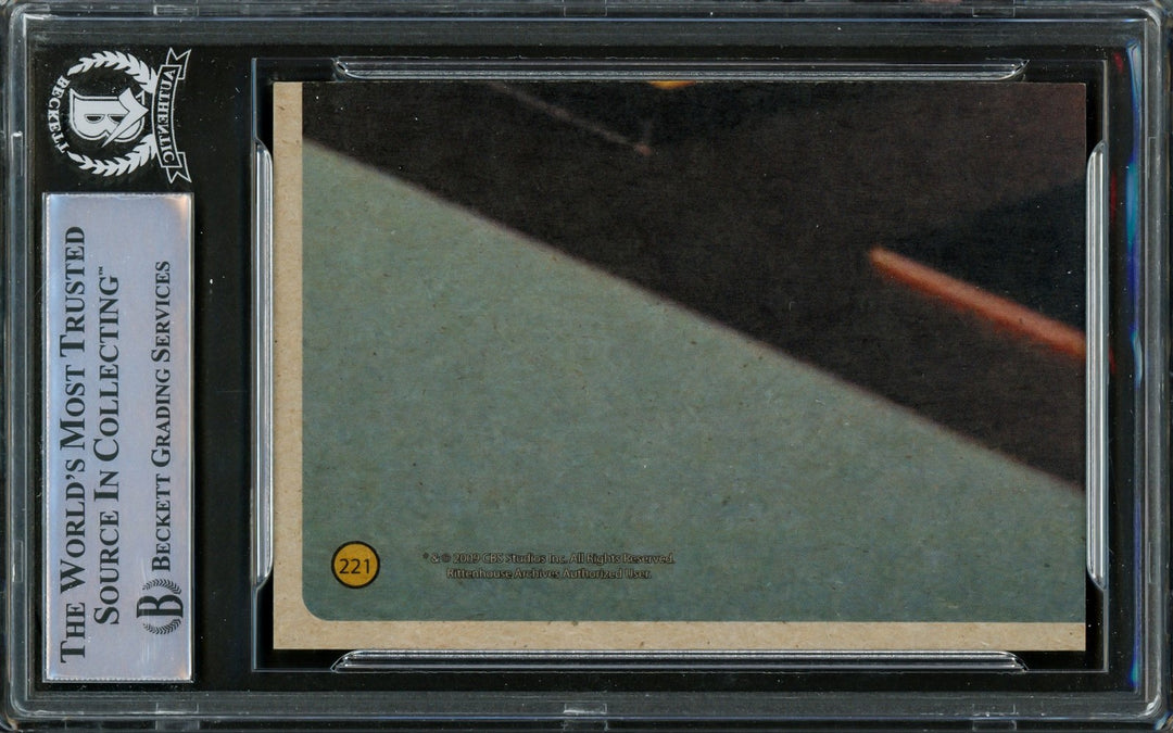 William Shatner Auto 2009 Rittenhouse Card 224 Star Trek 40 Anniversary Beckett