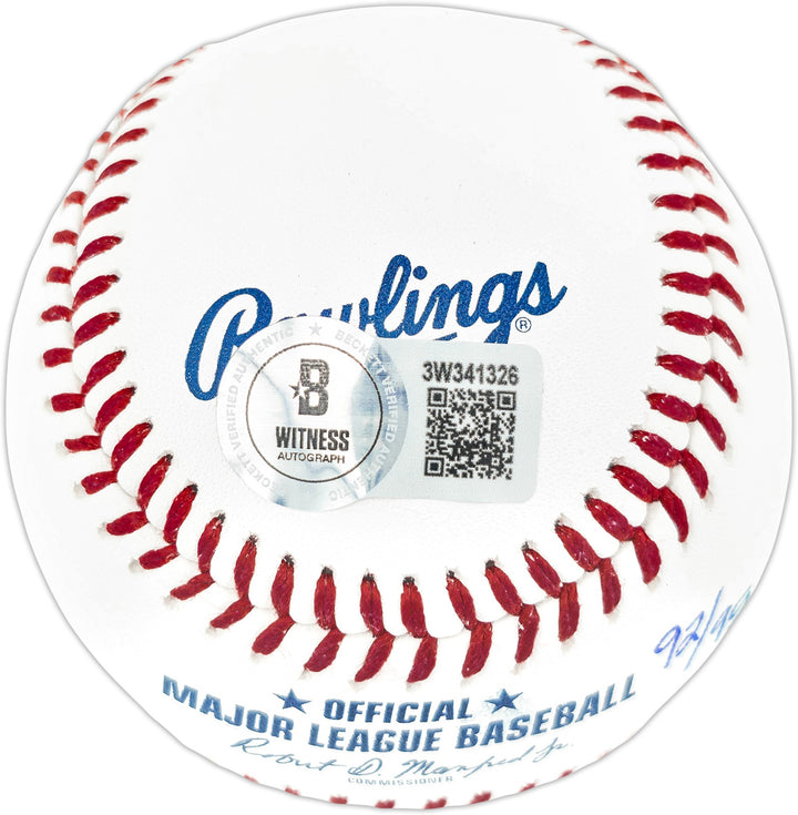 Ken Griffey Jr. & Edgar Martinez Signed MLB Baseball Mariners LE #/95