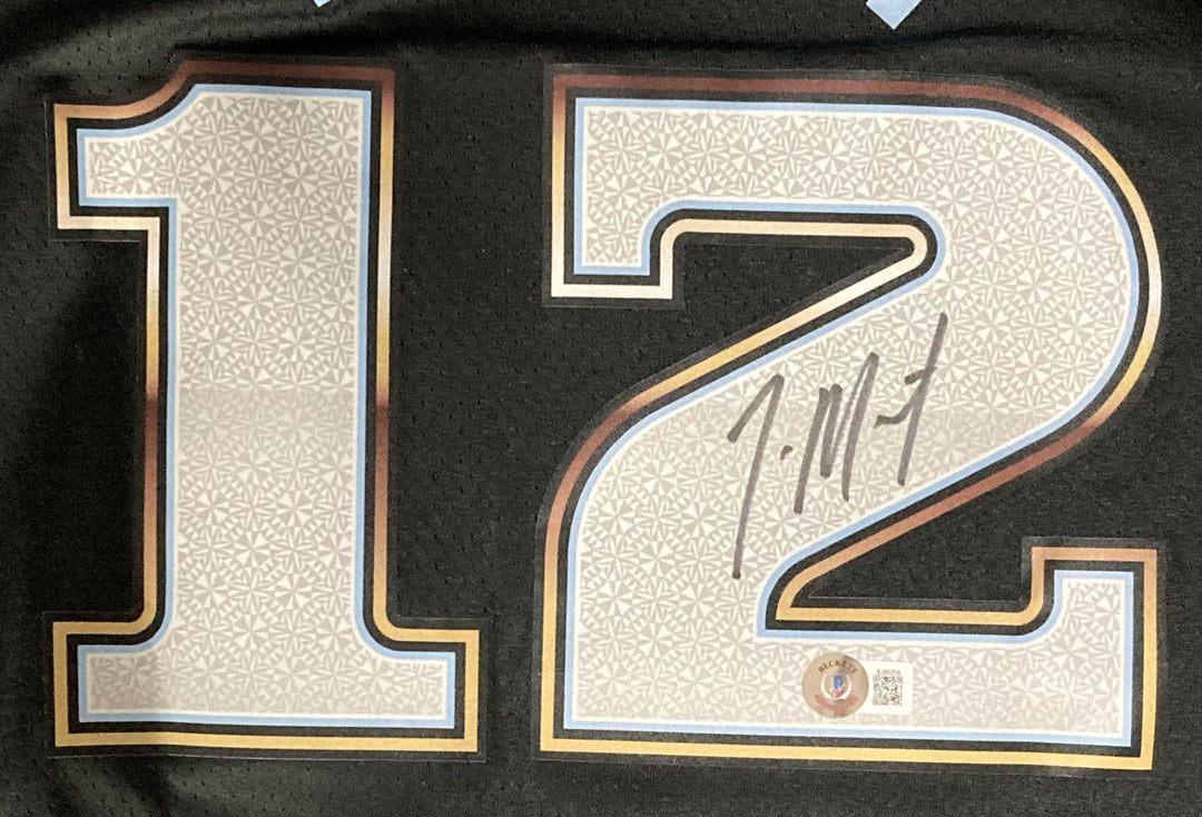 Ja Morant Signed Memphis Grizzlies Black Nike Swingman LG Jersey BAS