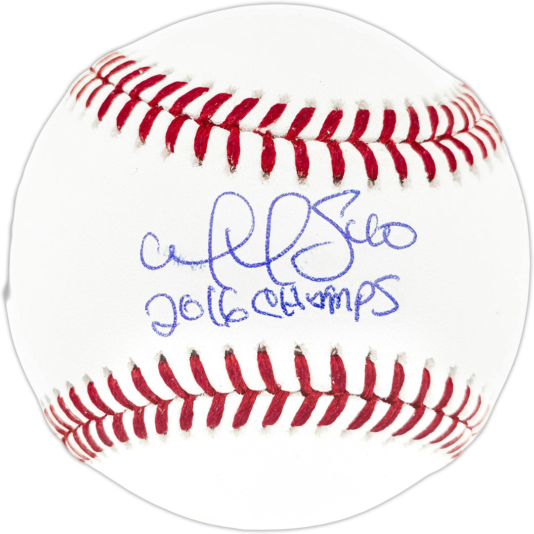 Willson Contreras Signed MLB Baseball Cubs "2016 WS Champs" Fanatics & MLB Holo