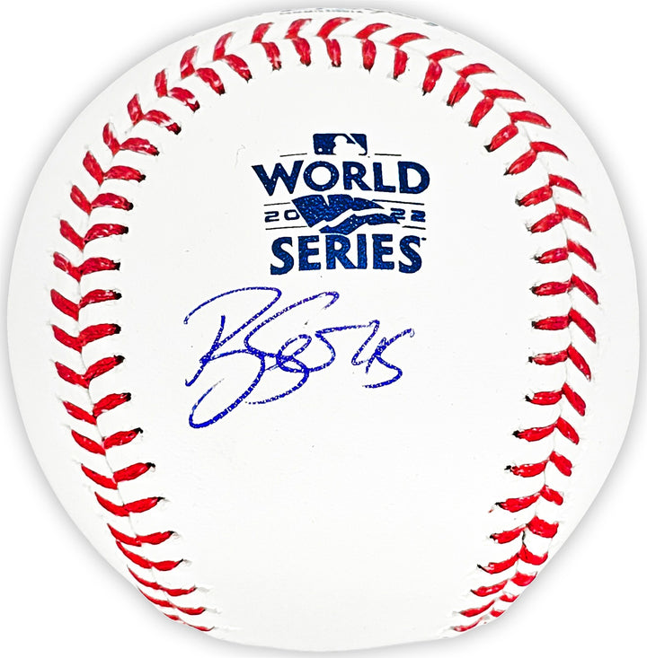Ryne Stanek Signed Official 2022 WS MLB Baseball Houston Astros Beckett Wit