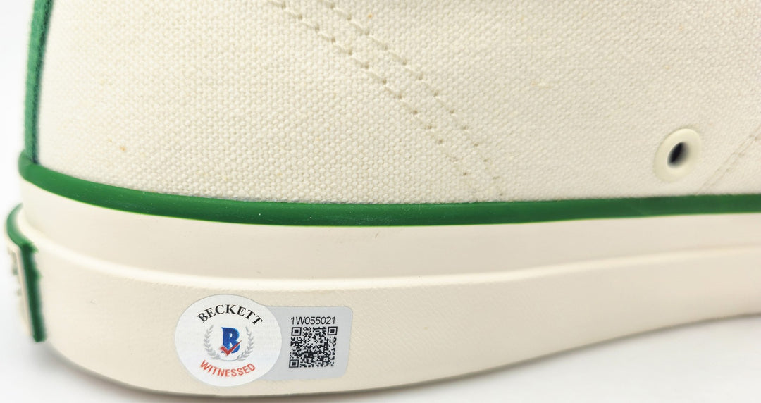 Bob Cousy Auto White PF Flyers All-American HI Cousy Shoes Celtics Sz 12 Beckett