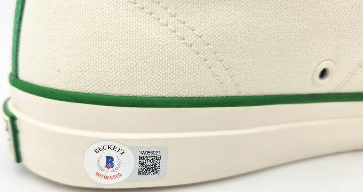 Bob Cousy Auto White PF Flyers All-American HI Cousy Shoes Celtics Sz 12 Beckett