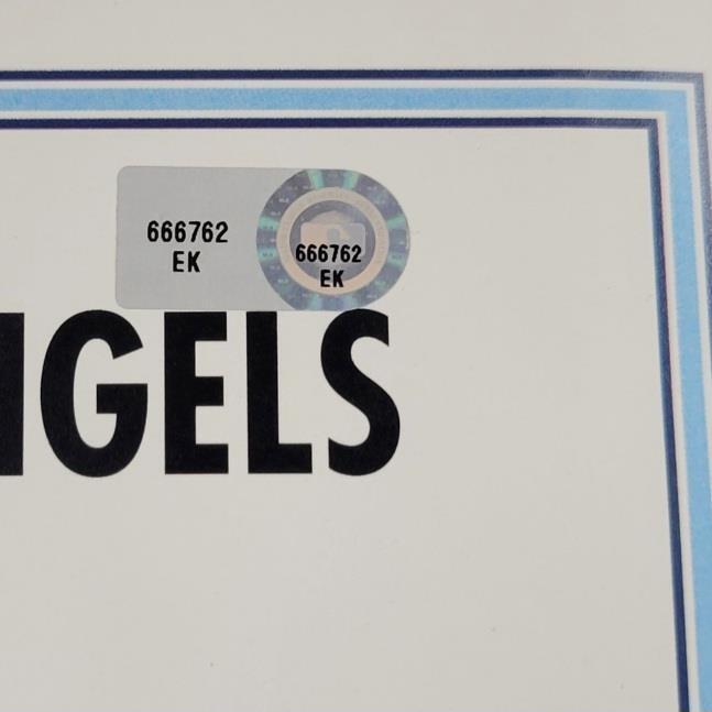 Rays @ Angels 9/2/2013 Game Used signed Lineup Card Aybar Zobrist Green HRs~ MLB