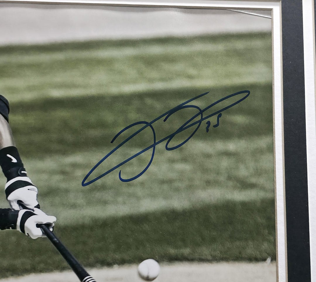 Frank Thomas Signed Framed 16x20 Photo Chicago White Sox Beckett BAS Witness