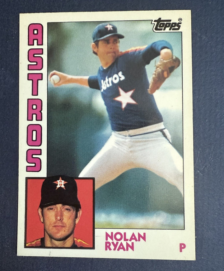 1984 topps tiffany #470 nolan ryan glossy SP card Nm - Mint Centered Rare