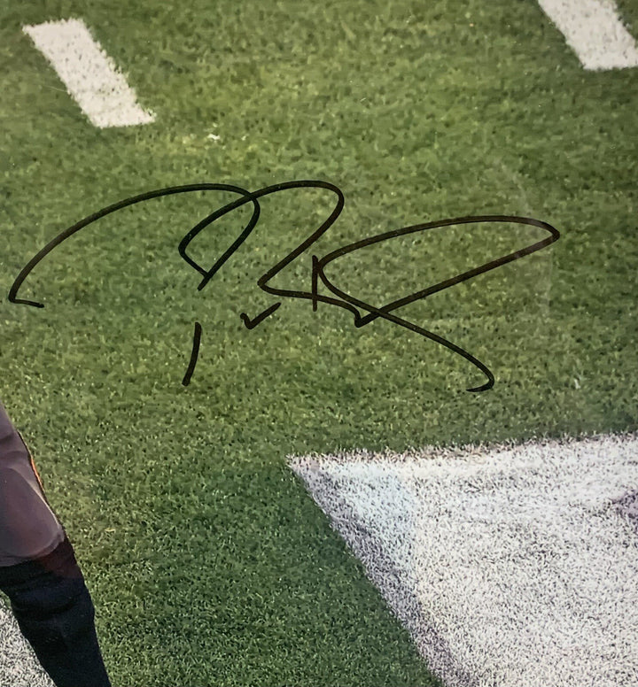 Tom Brady Signed 16x20 Super Bowl Photo Framed Buccaneers Autograph Fanatics Coa