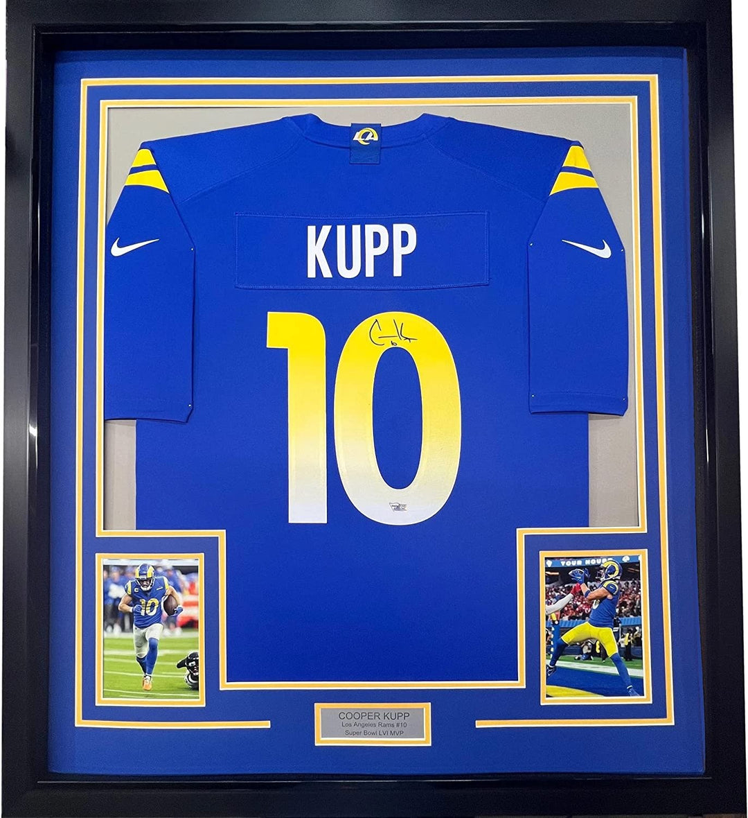 FRAME Custom Your Jersey 35x39 Professionally Matted 5x7 Photos FREE SHIP