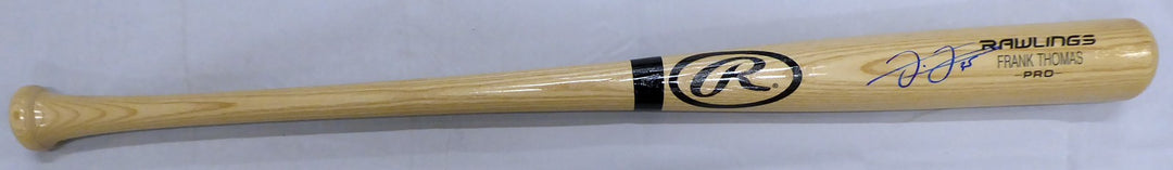 Frank Thomas Signed Blonde Rawlings Bat Chicago White Sox Beckett