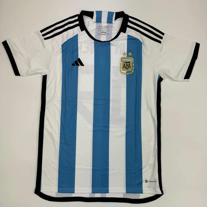 Autographed/Signed Sergio Kun Aguero Argentina Blue Soccer Futbol Jersey BAS COA
