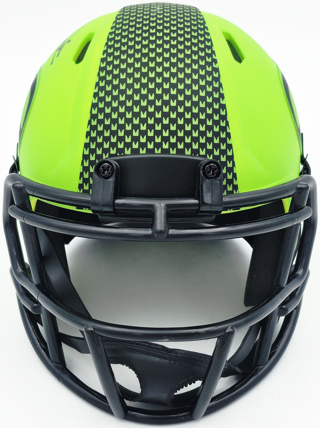 Zach Charbonnet Signed Seattle Seahawks Rave Green Speed Mini Helmet MCS Holo