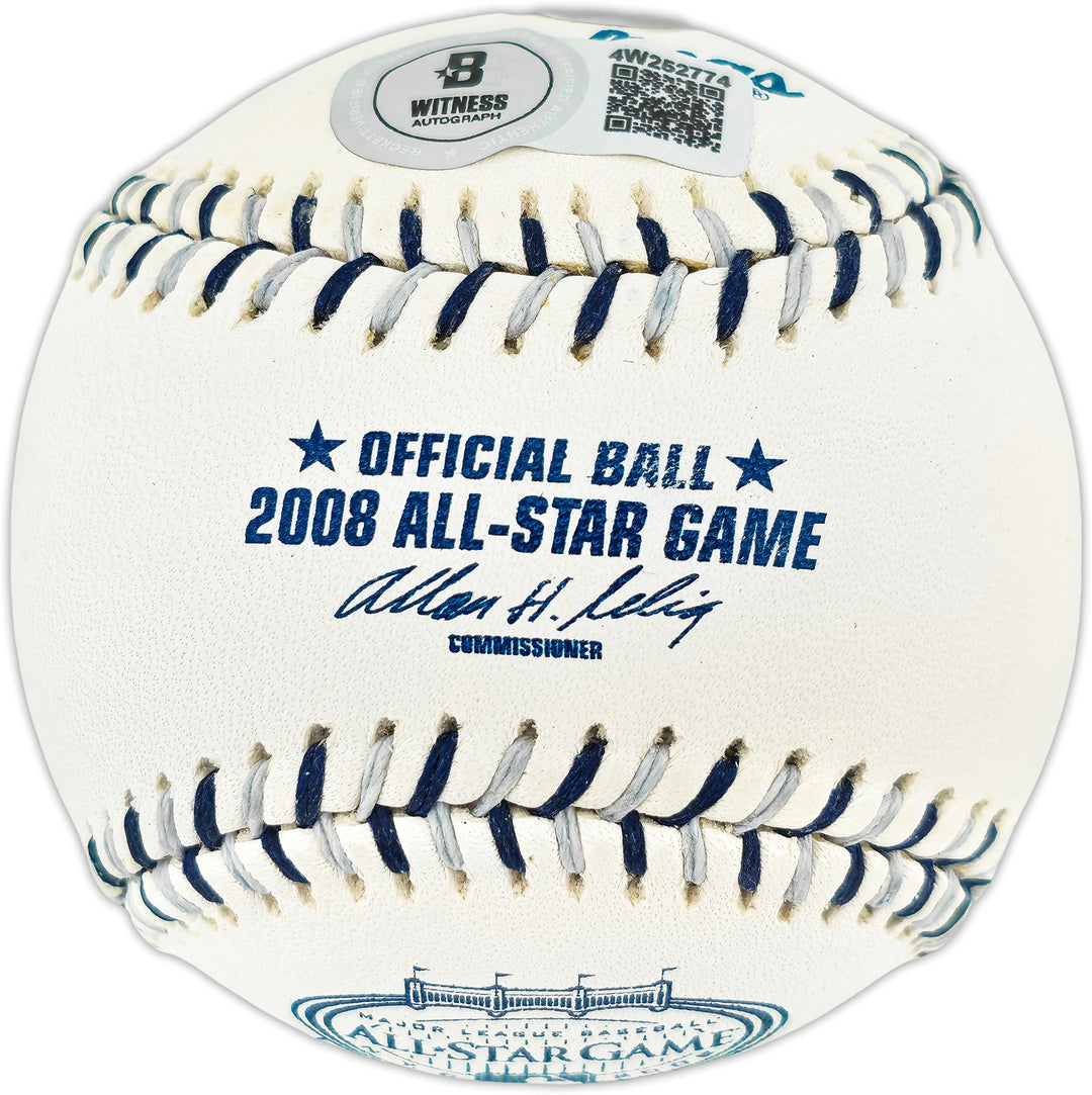Ichiro Suzuki Auto 2008 All Star Game Logo Baseball Mariners Beckett Witness