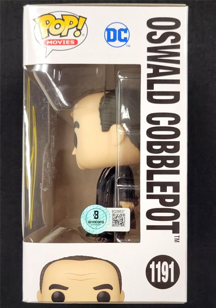 Colin Farrell signed Batman Penguin Oswald Funko Pop! autograph D ~ Beckett BAS