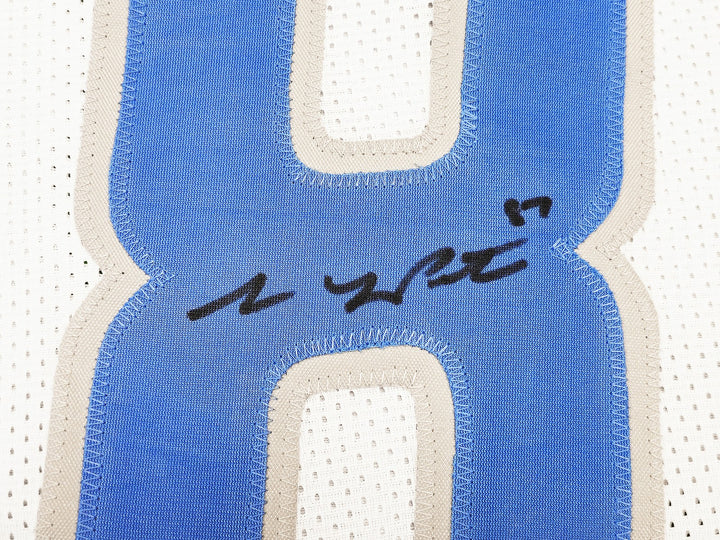 Detroit Lions Sam LaPorta Autographed Signed White Jersey Beckett Wit