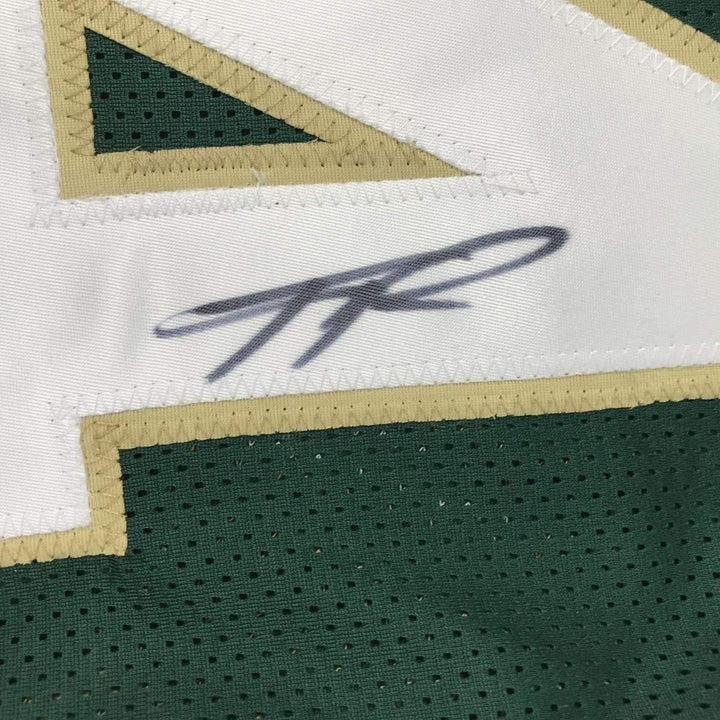 Signed Giannis Antetokounmpo Milwaukee Green Custom Jersey JSA COA