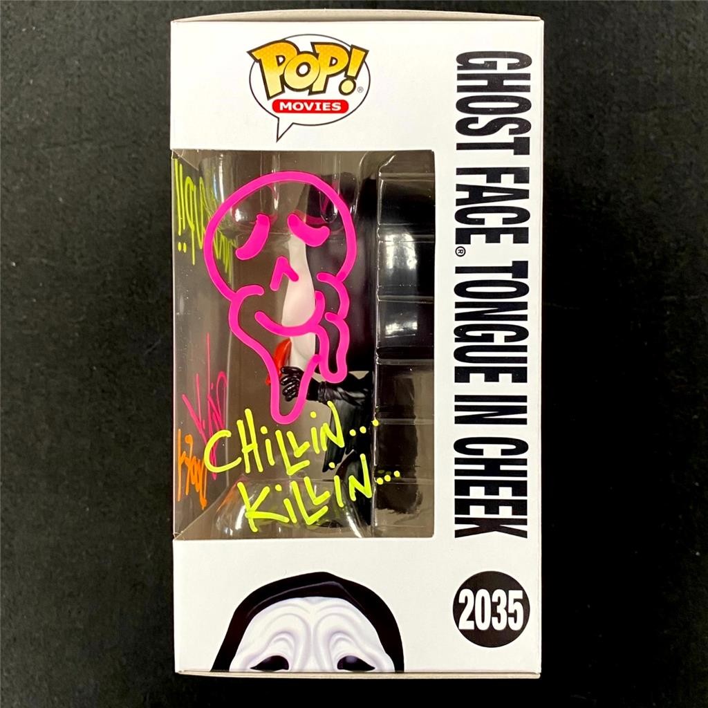 David Sheridan signed inscribed Doofy Scary Movie Ghost Face Funko Pop auto JSA