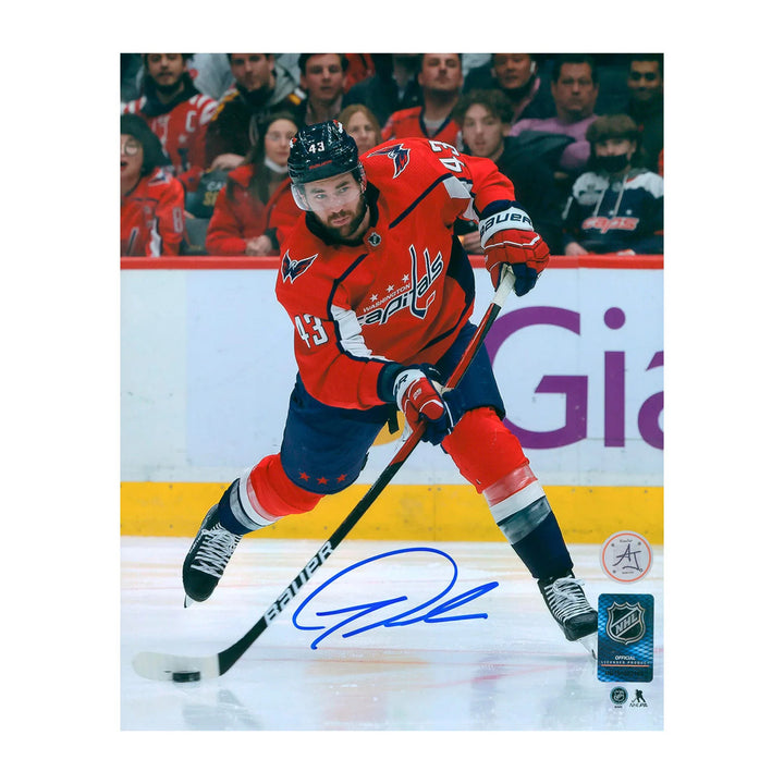 Tom Wilson Autographed Washington Capitals Slapshot 8x10 Photo