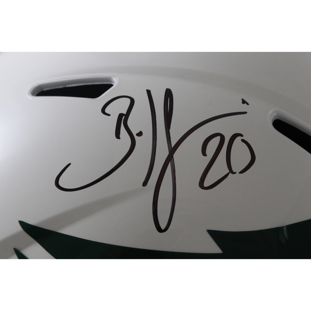 Brian Dawkins Autographed Philadelphia Eagles F/S TB Helmet Beckett WIT 55629