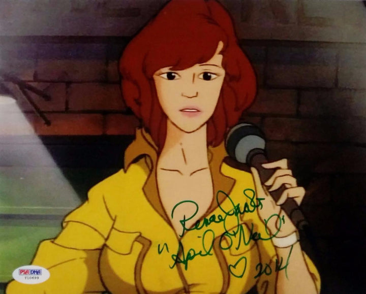 Renae Jacobs Signed Teenage Mutant Ninja Turtles 8x10 Photo PSA Auto Y10699