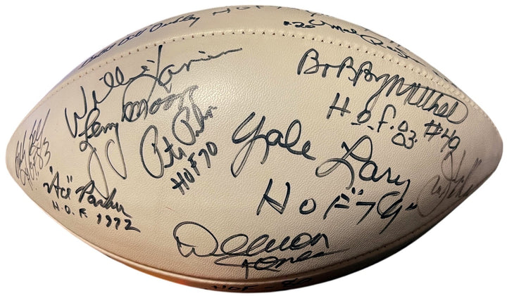 HOF Legends Signed OFC WP  22-Sigs Deacon Jones/Tarkenton/Donovan/Lanier-Beckett